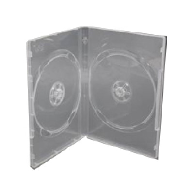 DVD-BOX dvostruki, prozirni/ komad